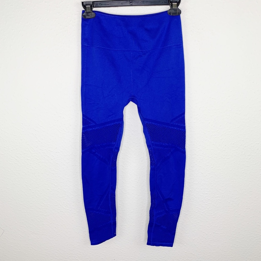 Fabletics Blue Mesh Athletic Leggings Small B224